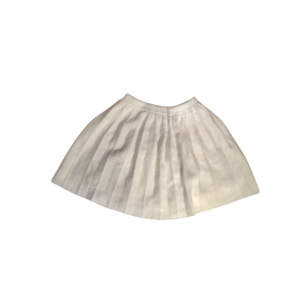 Hollister White Pleated Mini Skirt Ultra‎ High-Rise Knit XXS Preppy Tennis